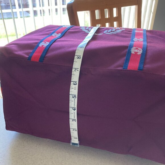 Victoria's Secret PINK Burgundy Logo Duffle Weekender Bag. NWT - Picture 13 of 16